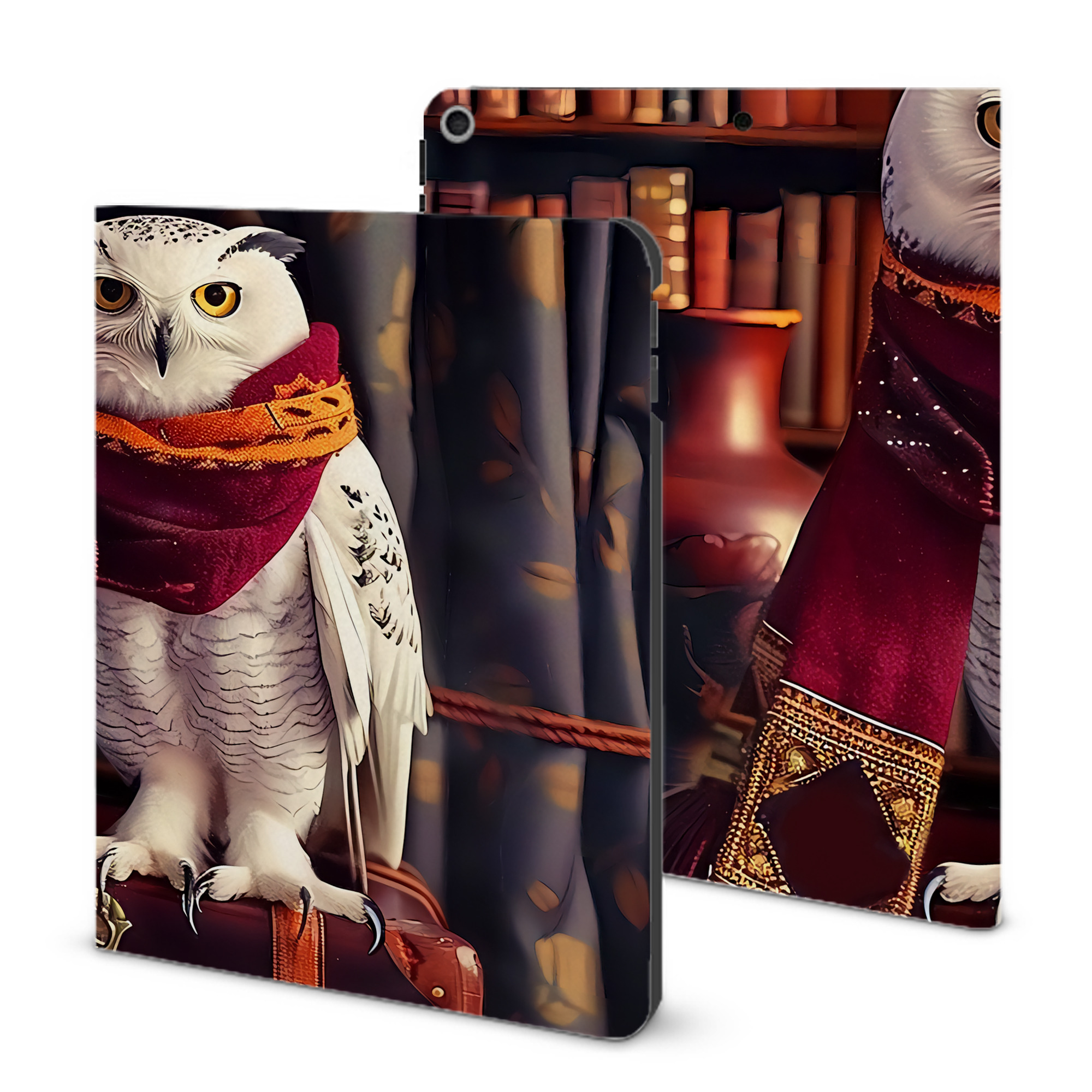 （画像用） Harry Potter ハリー・ポッターシリーズ IPad ケース ブック型 PUレザー TPU 耐衝撃 軽量 薄型 ペン収納なし 全面保護 IPad 各モデル対応